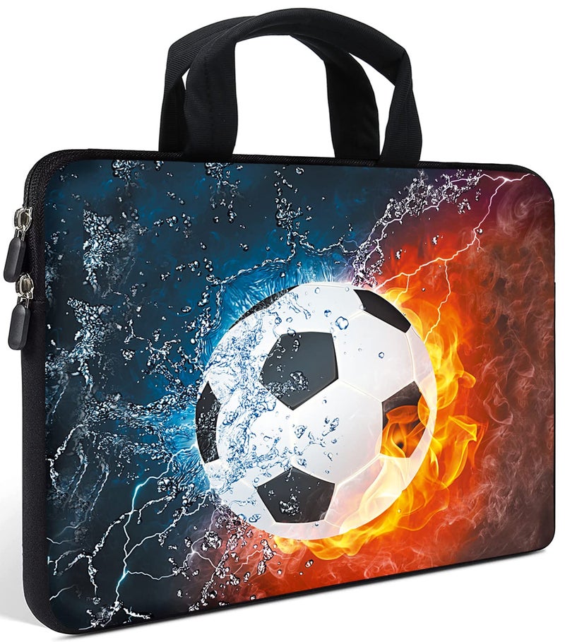 AMARY 11.6" 12 inch Laptop case Neoprene Notebook Carrying Pouch Chromebook Bags Laptop Sleeve Ultrabook Case Tablet Cover Fit Apple MacBook Air HP DELL Lenovo Asus Samsung (Soccer) - Image 1